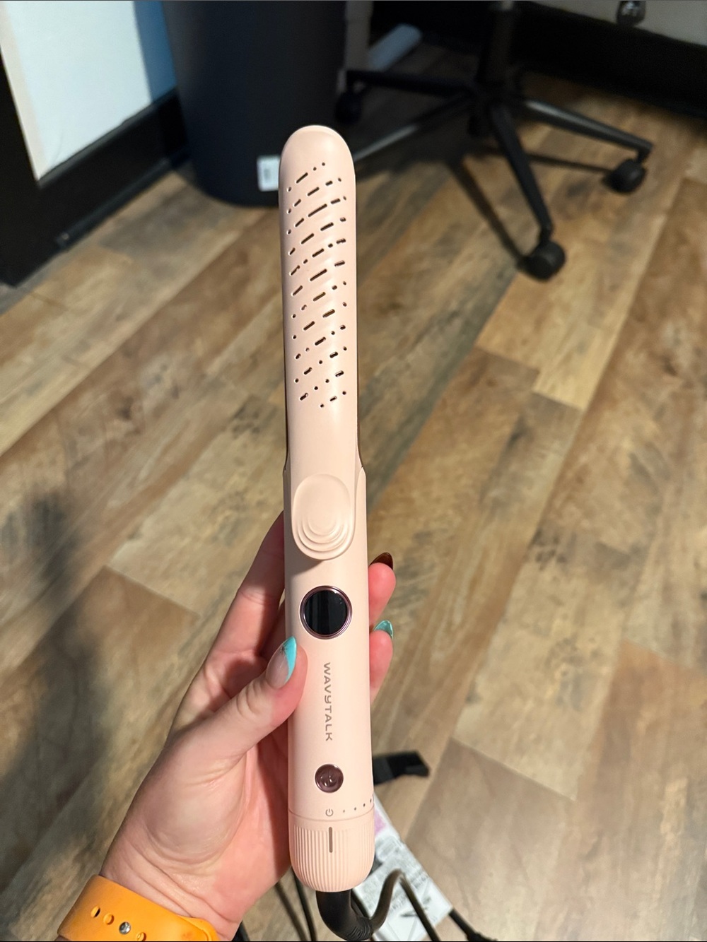 Wavytalk Pink 2-in-1 Hair Curler and Straightener